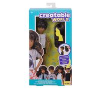 Mattel Creatable World Starter Pack, Personaggio Personalizzabile con Capelli Mori Lisci e Parrucca, Giocattolo per Bambini 6+ Anni, GKV45