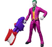 Mattel DC Premier Joker, action figure da 16,5 cm, Serie 1, supercriminale in versione altamente dettagliata, con 22 punti di articolazione e il lanciatore di "denti che battono", JMD97