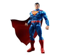 Mattel DC Premier Superman, action figure alta 16,5 cm, con vista laser, azione spezza-catene, effetti luminosi, articolazioni snodabili, 10 luci e suoni, JMP85