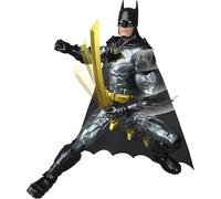 Mattel DC Premier - Batman Cacciatore del crimine, action figure da 30cm con oltre 25 frasi iconiche e celebri suoni, 16 punti di articolazione e 4 armi incluse, JMN71