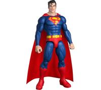 Mattel DC Premier - Superman, action figure da 30cm dell'uomo d'acciaio con la classica tuta rossa e blu e il suo mantello in tessuto, design dettagliato e 7 punti di articolazione, JMD69