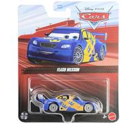 Mattel Disney Cars 2026 - Auto da corsa svedese in scala 1:55, Flash Nilsson