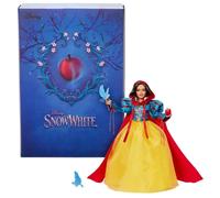 Mattel Disney Collector - Biancaneve, bambola da collezione con look ispirato al film Disney Live Action, abito regale, piedistallo e confezione da esporre, giocattolo per collezionisti, HVY53