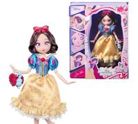 Mattel Disney Princess Collector - Biancaneve in stile Manga, bambola snodabile da collezione ispirata al film con borsetta e ciondolo a forma di animale, 6+ anni, JLT59