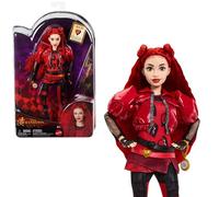 Mattel Disney Descendants 4: L’Ascesa di Red - Red, la figlia della Regina di Cuori,bambola con abiti, orologio da taschino e accessori ispirati al film, giocattolo per bambini, 4+ anni, HWT93
