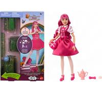 Mattel Disney Descendants: Wicked Wonderland Tea Party Rivela con 7 sorprese, una bambola rosa alla moda in abiti e accessori ispirati al film