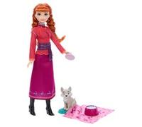 Mattel Disney Die Eiskönigin Anna-Modepuppe und Wolfsjunges-Figur con 4 JFG17