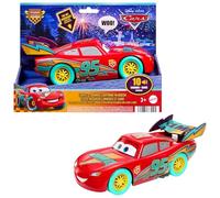 Mattel Disney Pixar CARS - Saetta McQueen Luci e Suoni, veicoli di grandi dimensioni con 10 effetti speciali inclusi, include il rombo del motore e il “Cia-ciao” dal film, 3+ anni, JMT55