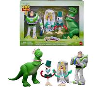 Mattel Disney e Pixar Toy Story 5 Cos’è un matrimonio? Confezione da 4 personaggi con accessori, Playscale Story Pack, JKV22