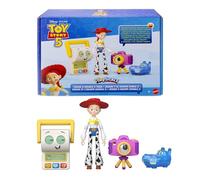Mattel Disney Pixar Toy Story 5 - Jessie e la Squadra Doppia A, set da 4 action figure snodate ispirate ai personaggi del film, include Jessie, Smarty Pants, Atlas e Snappy, 3+ anni, JLR69