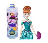 Mattel disney frozen - anna spin & reveal, bambola ispirata al film disney con 11 sorprese incluse