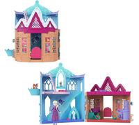 Mattel Disney Frozen - Cuccioli Invernali, set castello con mini bambola Elsa e 3 amici animali, 8 accessori e tante aree di gioco ispirate agli Animali di Arendelle, 3+ anni, JFG28