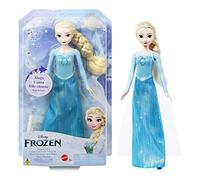 Mattel Disney Frozen - Elsa All'alba sorgerò, bambola con look elegante, canta “All'alba sorgerò” dal film Disney Frozen, giocattolo per bambini, 3+ anni, versione instrumentale, HMG38