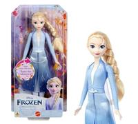 Mattel Disney Frozen Elsa, bambola cantante alla moda, avventura cantante in abiti caratteristici, canta dove non c'era nessuno dal film Disney La regina del ghiaccio II HXD32