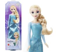 Mattel Disney Frozen - Elsa bambola con abito elegante e accessori ispirati ai f