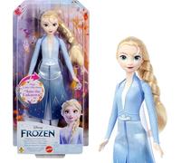 Mattel Disney Frozen Elsa cantando Fashion Doll, cantando avventura in abbigliamento firmato, canta "Into the Unknown" dal film Disney Frozen 2