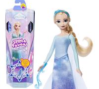 Mattel Disney Frozen - Elsa Spin & Reveal, bambola ispirata al film Disney con 1