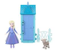 Mattel Disney Frozen Sorpresa al villaggio di Arendelle (bambole variabili) | 5 sorprese, include 1 bambola piccola, mini playset villaggio di Arendelle e 3-4 accessori, ispirato a Disney Frozen, JFG24