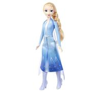 Mattel Disney giocattoli Frozen, bambola Elsa Nell'ignoto con look celebre che canta 'Nell'Ignoto' in 4 lingue: Inglese, francese, tedesco, italiano dal film Disney Frozen 2, JDL60
