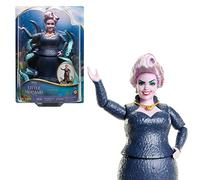 Mattel Disney La Sirenetta - Ursula, bambola con gli inconfondibili tentacoli scintillanti e capelli color lavanda, collana rimovibile e dettagli luccicanti, giocattolo per bambini, 3+ anni, HLX12