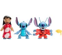 Mattel Disney Lilo & Stitch Storytellers Set di 3 action figure, Alla ricerca di Ohana, confezione da collezione con Lilo, Stitch & Experiment 626