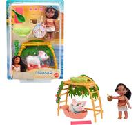 Mattel Disney Moana 2 Simea & Pua Bathtime Fun Playset con bambola alla moda, amico animale, vasca e oltre 10 accessori, giocattoli ispirati al film