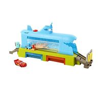 Disney Pixar Cars - Autolavaggio Balena-Sottomarino Cambia Colore playset con Veicolo Cambia Colore, Giocattolo per Bambini 4+ Anni