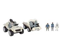 Mattel Disney Pixar Lightyear - Set Veicoli e Figure, 2 Camion All-Terrain e 3 Personaggi, Serie Hyperspeed