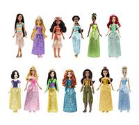 Mattel Disney Princess, 13 bambole di moda con abiti e accessori scintillanti, Giocattoli per bambini +3, HLW43