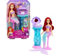 Mattel Disney Princess - Ariel e la Specchiera Magica, set bambola con coda da s