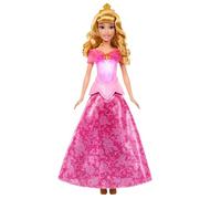 Mattel Disney Princess - Aurora Magico Look, bambola ispirata al film La Bella Addormentata Nel Bosco, con abito che si trasforma da rosa ad azzurro e corpetto che si illumina, 3+ anni, JLK24