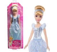 DISNEY PRINCESS - CENERENTOLA BAMBOLA SNODATA, CON CAPI E ACCESSORI SCINTILLANTI ISPIRATI AL FILM DISNEY, GIOCATTOLO PER BAMBINI, 3+ ANNI, HLW06