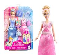Mattel Disney Princess Cinderella, Bambola Fashion con 2 Look da Fiaba