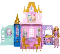 Mattel Disney Princess Bambola Rapunzel e castello CLOSE & CARRY