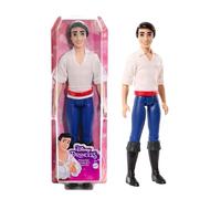 Mattel Disney Princess - Principe Eric bambola snodata con look ispirato al film Disney La Sirenetta, giocattolo e regalo per bambini 3+ anni, HLV97