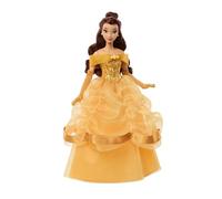Mattel Disney Princess - Belle Principessa Scintillante, bambola ispirata al film Disney La bella e la bestia, con abito rimovibile e accessori come scarpe e orecchini inclusi, JLK31