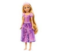 Mattel Disney Princess Rapunzel Cantante, bambola con look celebre, che canta 'Aspettando una nuova vita' in 4 lingue: Inglese, francese, tedesco, italiano dal film Disney Rapunzel,viola, JDC24