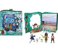 Mattel Disney Princess - Raya Classic Storybook Set, con bambola Raya e look caratteristico, Sisu nella sua forma di drago e umana e la guerriera Namaari 3, Giocattolo per Bambini 3+ Anni, HLX24