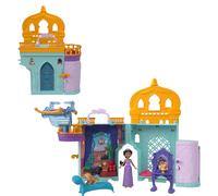 Mattel Disney Princess - Set Componibili Il Castello di Jasmine, playset con mini bambola, 2 amici personaggi e 7 accessori inclusi, ispirato al film Disney, giocattolo per bambini, 3+ anni, HPV04