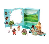 Mattel Disney Princess -Set storytelling Principessa Vaiana, playset con bambole Vaiana e personaggi del film, barca galleggiante e accessori, giocattolo per bambini, 3+ anni, HGP71