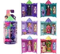 Mattel Disney Princess Tower Surprise Piccole bambole e accessori, impilabile Playset con 4 sorprese e amici di Disney Movies (gli stili possono variare)