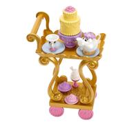 Mattel Disney Princesses - Bambola Belle e il suo Carrello da Tè - Figurina - 3 anni e + - Nouvo