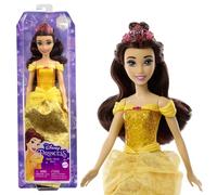 Mattel Disney Princess Belle Bambola Fashion dal Look Distintivo | Moda scintillante con gonna rimovibile, tiara e scarpe, snodabile e da collezione, ispirata al film Disney, HLW11