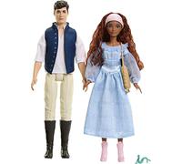 Mattel Bambole La Sirenetta Ariel e Eric HLX14 Box 2 30 cm Originale Disney