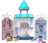 Mattel Disney Wish - Castello di Rosas, playset con 5 aree di gioco, 2 mini bamb