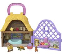 Mattel Disney Wish - Playset portatile Star e Valentino di Rosas, con Valentino la Capretta, Star e 10 accessori inclusi, set da viaggio ispirato al film, giocattolo per bambini, 3+ anni, HRH75