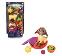 Mattel Disney Wish - Set Personaggi Valentino e Star, capra Valentino snodata e 6 accessori inclusi tra cui cuccia e coperta, ispirati al film Disney, giocattolo per bambini, 3+ anni, HRC15