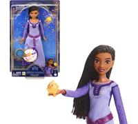 Disney's Wish Singing Asha of Rosas Fashion Doll & Star Figure, Posable with Rem