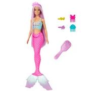 Mattel Dreamtopia New Long Hair Fantasy Meerjungfrauen-Puppe HRR00