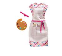 Mattel F-Barbie:Vestito Carriera PITTRICE Abito Beige Multicolor